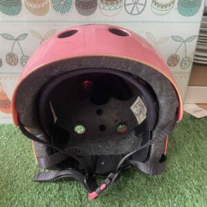 หมวกกันกระแทก PMR สีชมพูสำหรับเล่นกีฬาผาดโผน