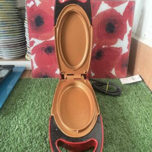 เครื่องทำอาหารไฟฟ้าขนาดเล็ก Red Copper 5 Minute Chef