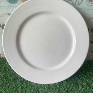 จานอาหารค่ำพอร์ซเลนสีขาว Royal Doulton 1815 Collection
