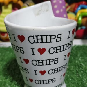 กรวยเซรามิกสำหรับใส่ชิปส์ (มันฝรั่งทอด)