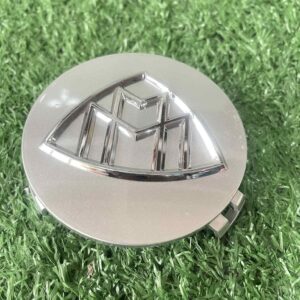 ฝาครอบดุมล้อรถยนต์ Mercedes-Maybach สีเงินพร้อมโลโก้โครเมียม