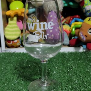 แก้วไวน์ที่ระลึกจากงาน Tesco Wine Fair