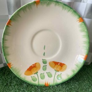 จานรอง Swinnertons Luxor Vellum ลายดอกไม้สีส้ม