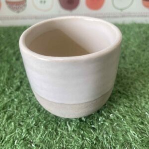 กระถางต้นไม้มินิมอล กระถางเซรามิคสีขาว