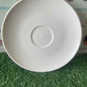 จานรองชา Rörstrand Swedish Grace สีขาว