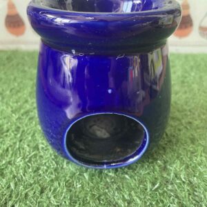 เตาเผาน้ำมันหอมระเหยเซรามิกสีน้ำเงิน