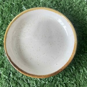 ชามตื้น Churchill Stonecast Barley White ขนาด 7 ออนซ์ 116 มม